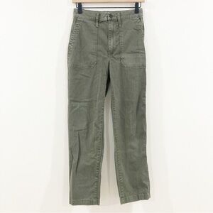 Madewell Women's Olive Straight Leg Pants